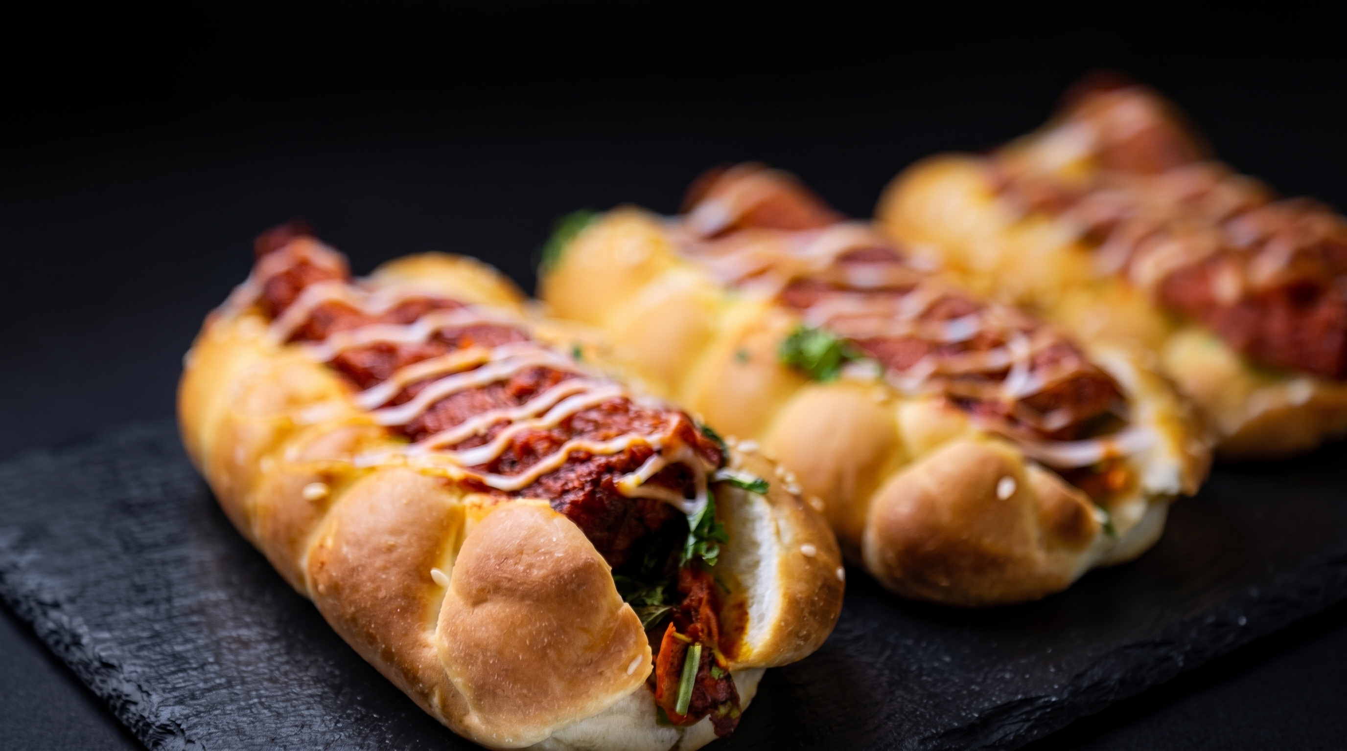 Flaky Sausage Roll snack at Mattathil Bakery